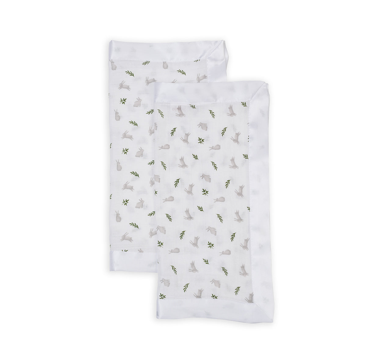 lulujo bunnies baby security blanket