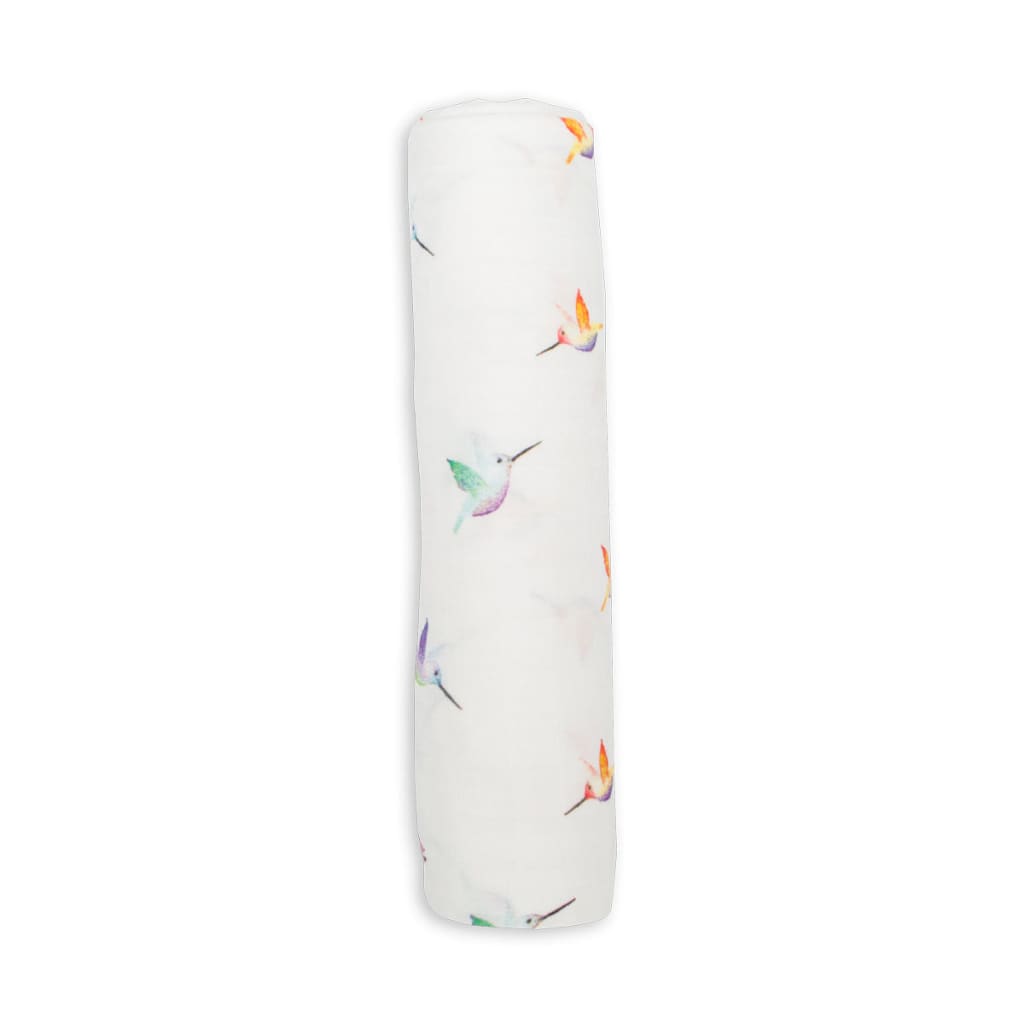 Bamboo Swaddling Blanket - Hummingbird