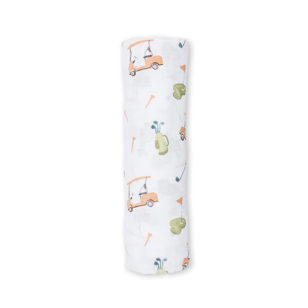 Golf Baby Swaddling Blanket lulujo