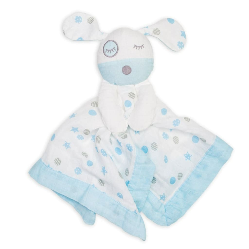 Lulujo Lovey - Blue Puppy Security Blanket