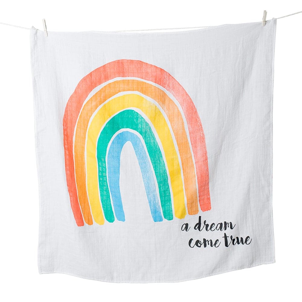 Rainbow Baby Milestone Blanket - lulujo