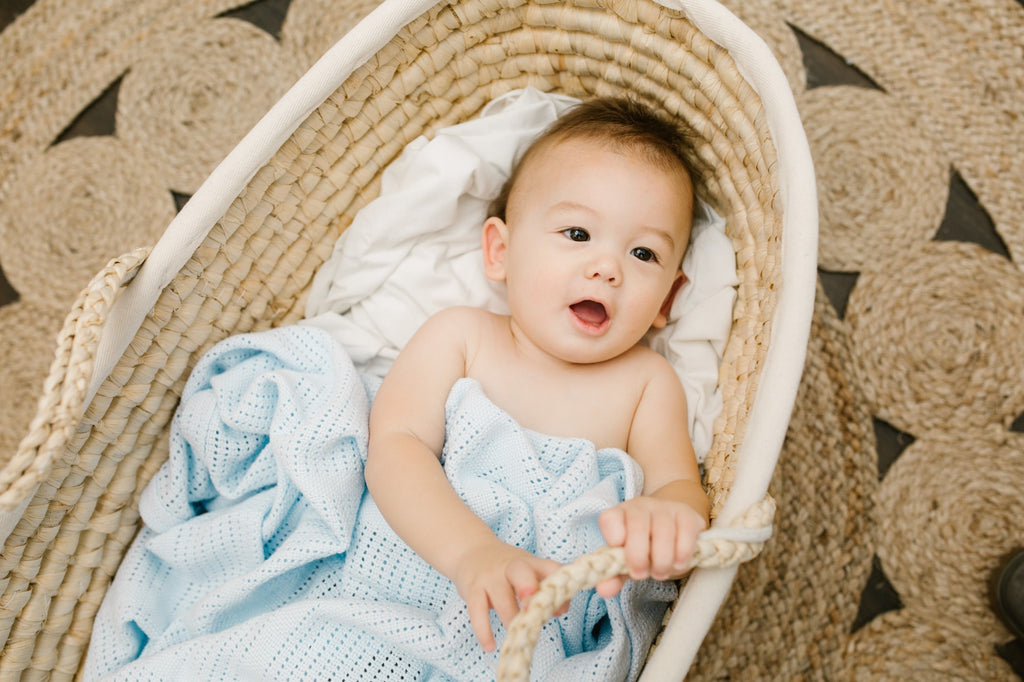 Cozy All Year with Lulujo's Cellular Baby Blankets