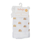 lulujo rainbow baby security blanket