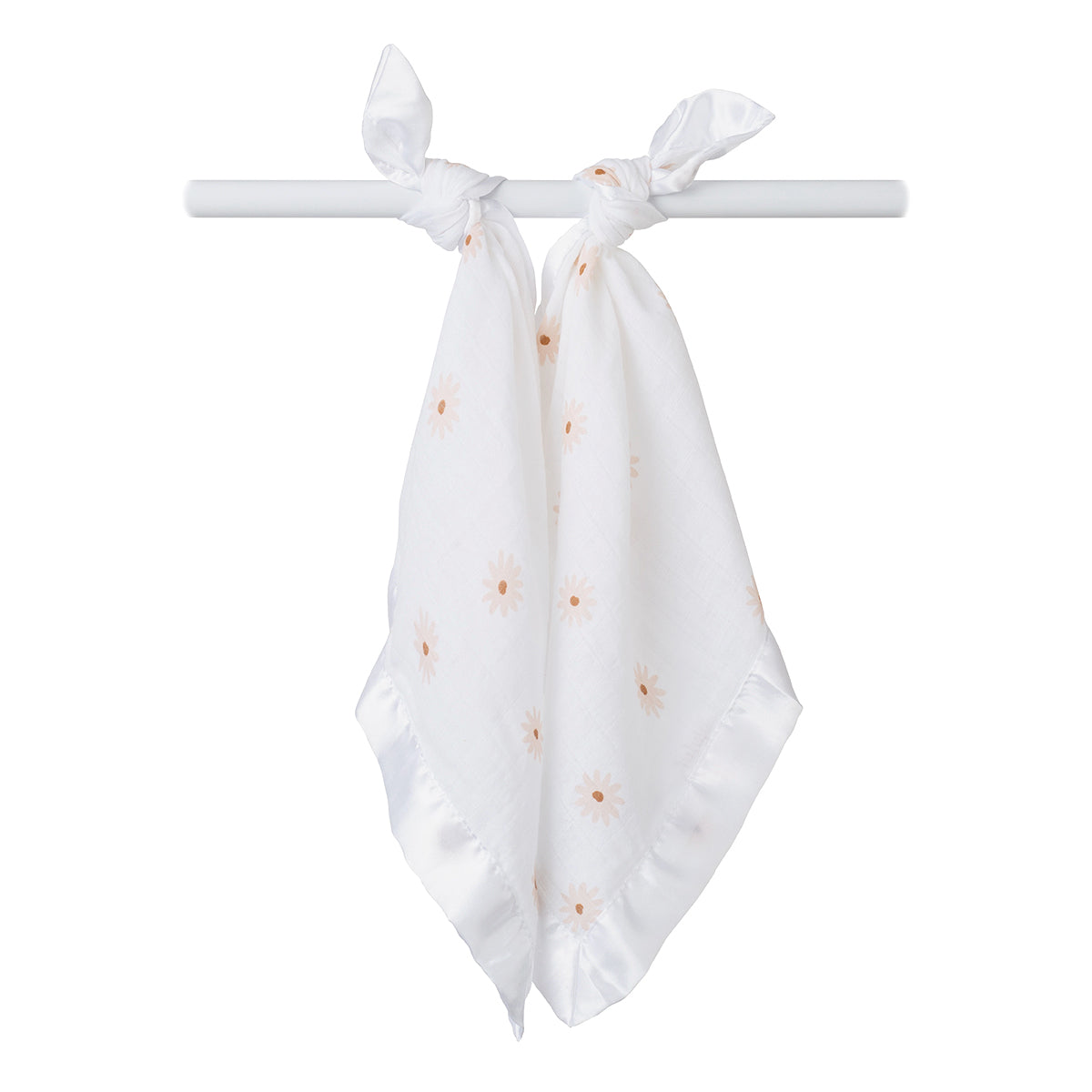lulujo daisies baby security blanket