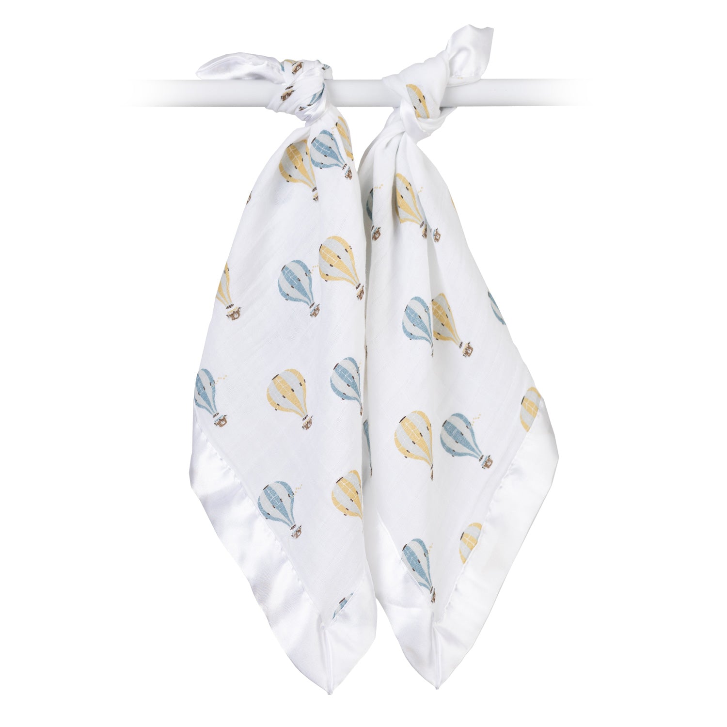 hot air balloons security baby blanket