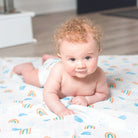 lulujo Rainbow Baby Swaddling Blanket