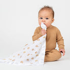 lulujo rainbow baby security blanket