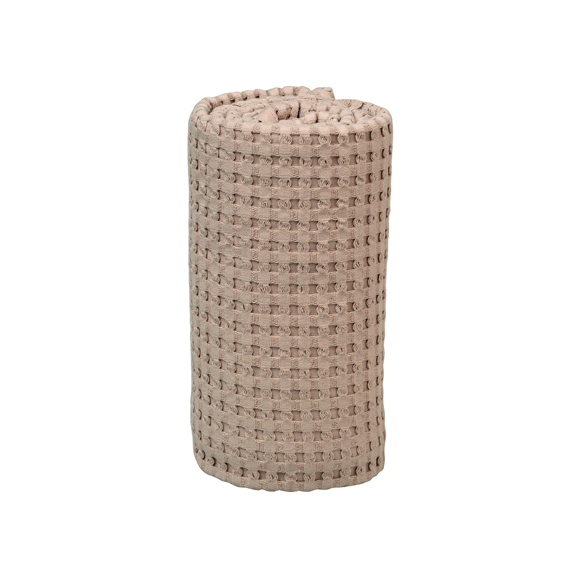 Waffle Baby Blanket gender neutral color brown