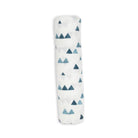 Bamboo Swaddling Blanket - Navy Triangles