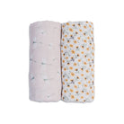 Cotton Swaddle 2 Pack - Vintage Floral & Dragonfly