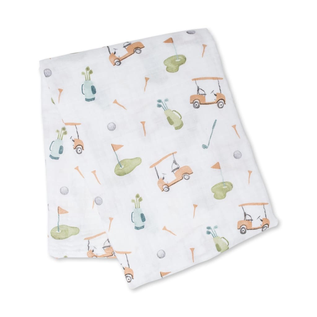 Golf Baby Swaddling Blanket lulujo