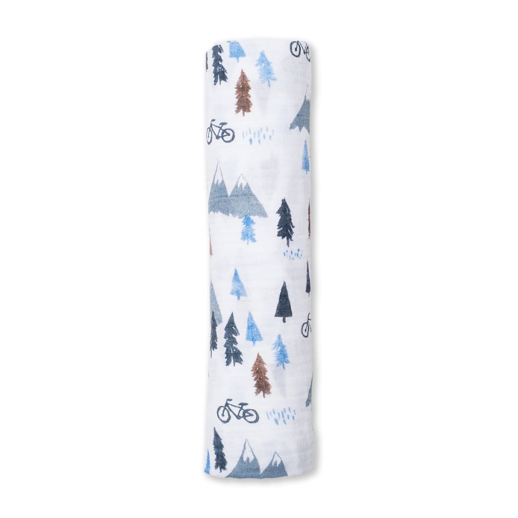 lulujo Mountain Bike Baby Swaddling Blanket