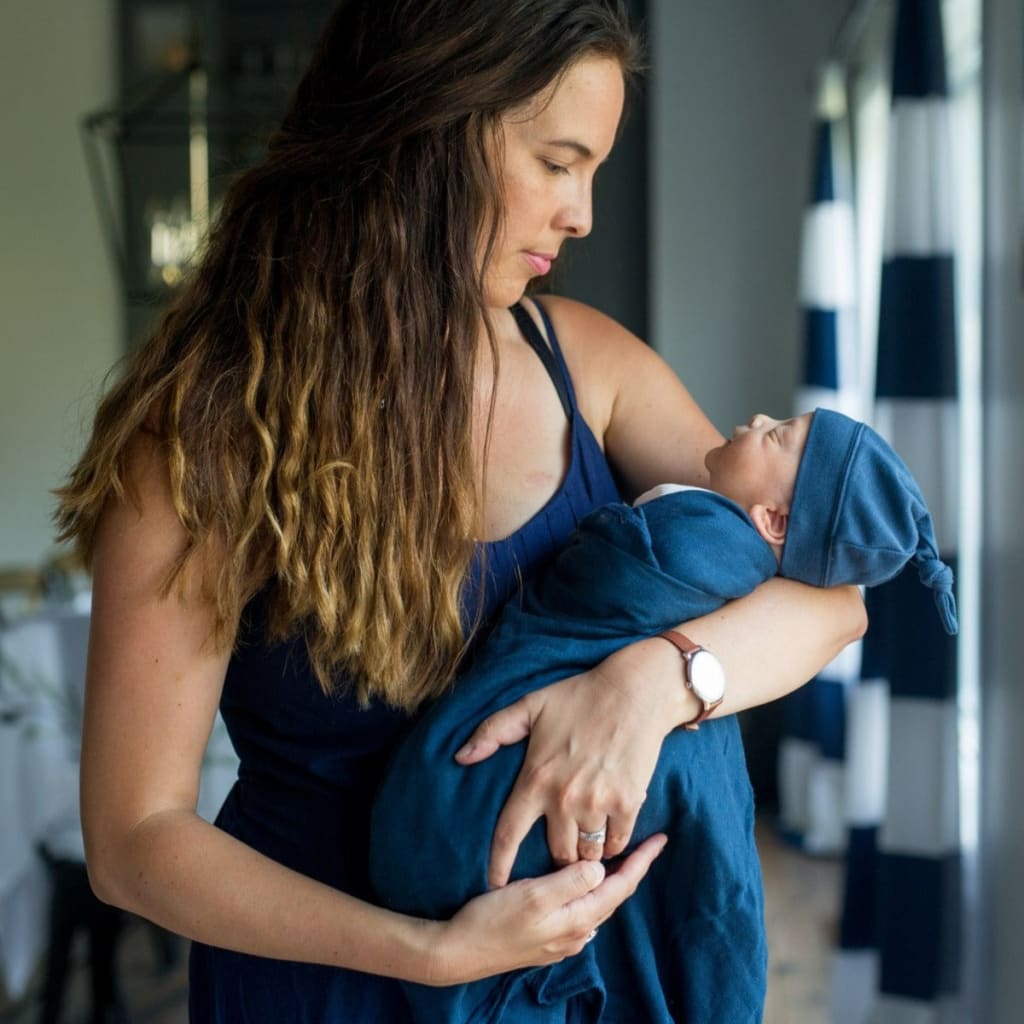 Matching Swaddle & Hat Set