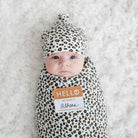 Matching Swaddle & Hat Set