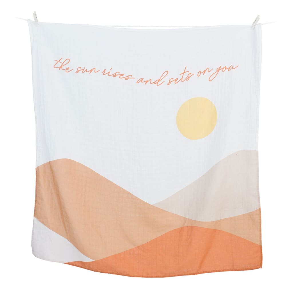 lulujo Milestone Blanket Sunrise