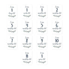 Milestone Blanket Monthly Cards