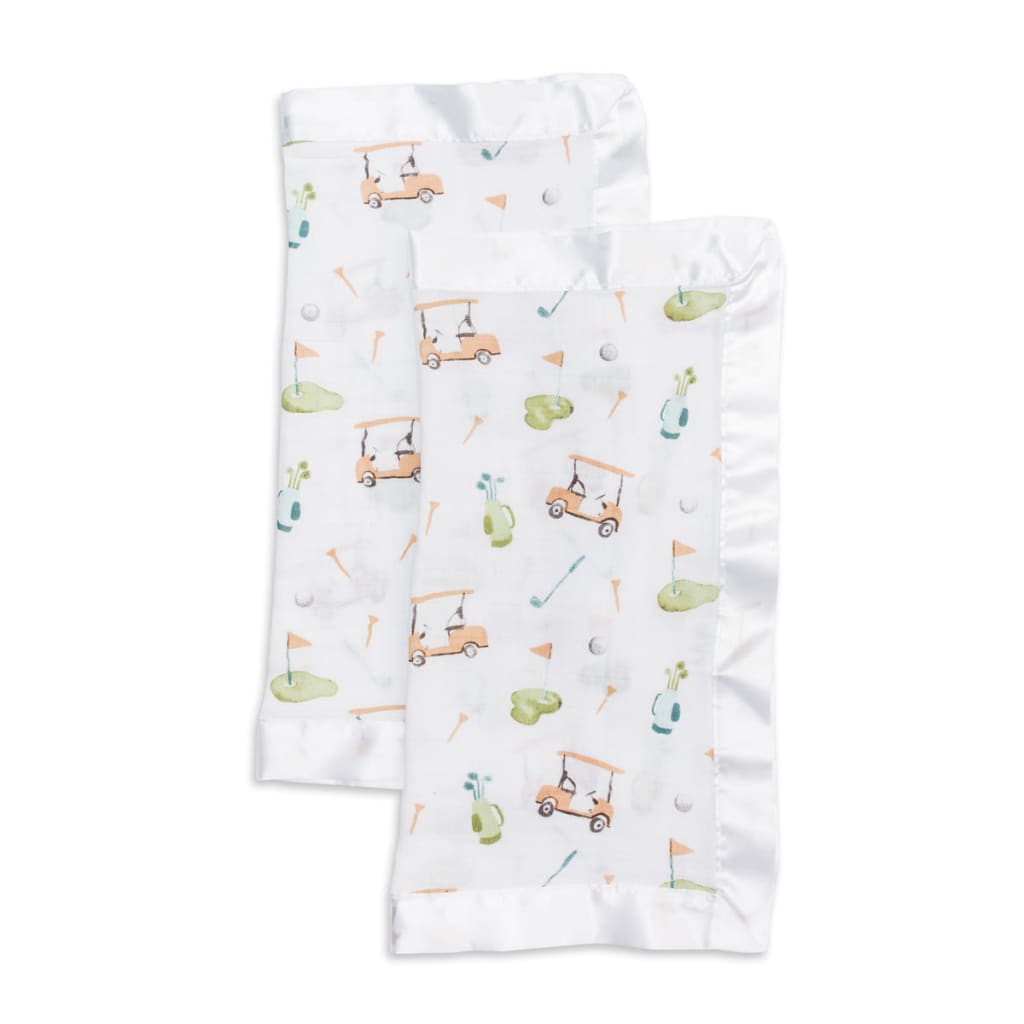 lulujo golf baby security blanket