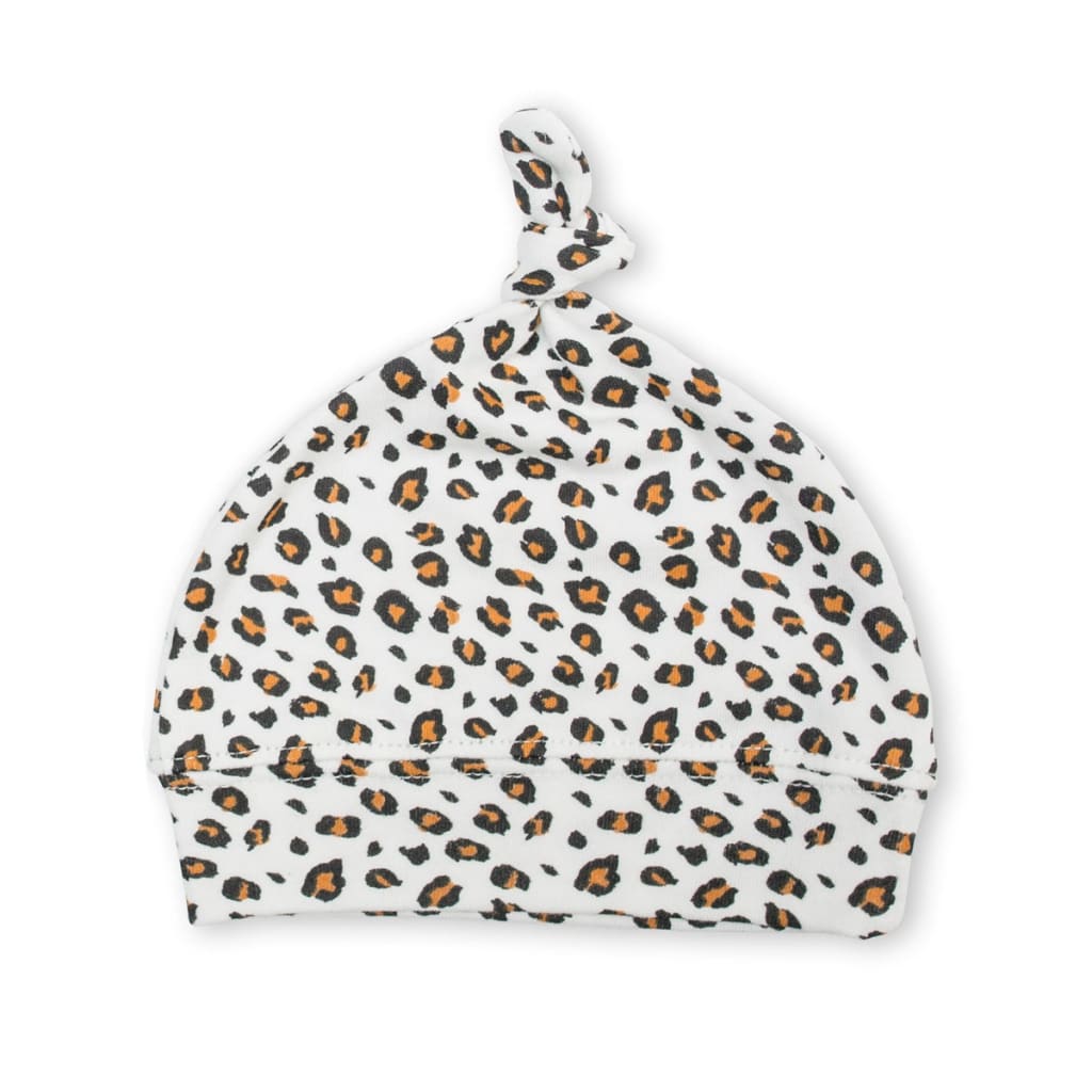Top Knot Hat - Leopard