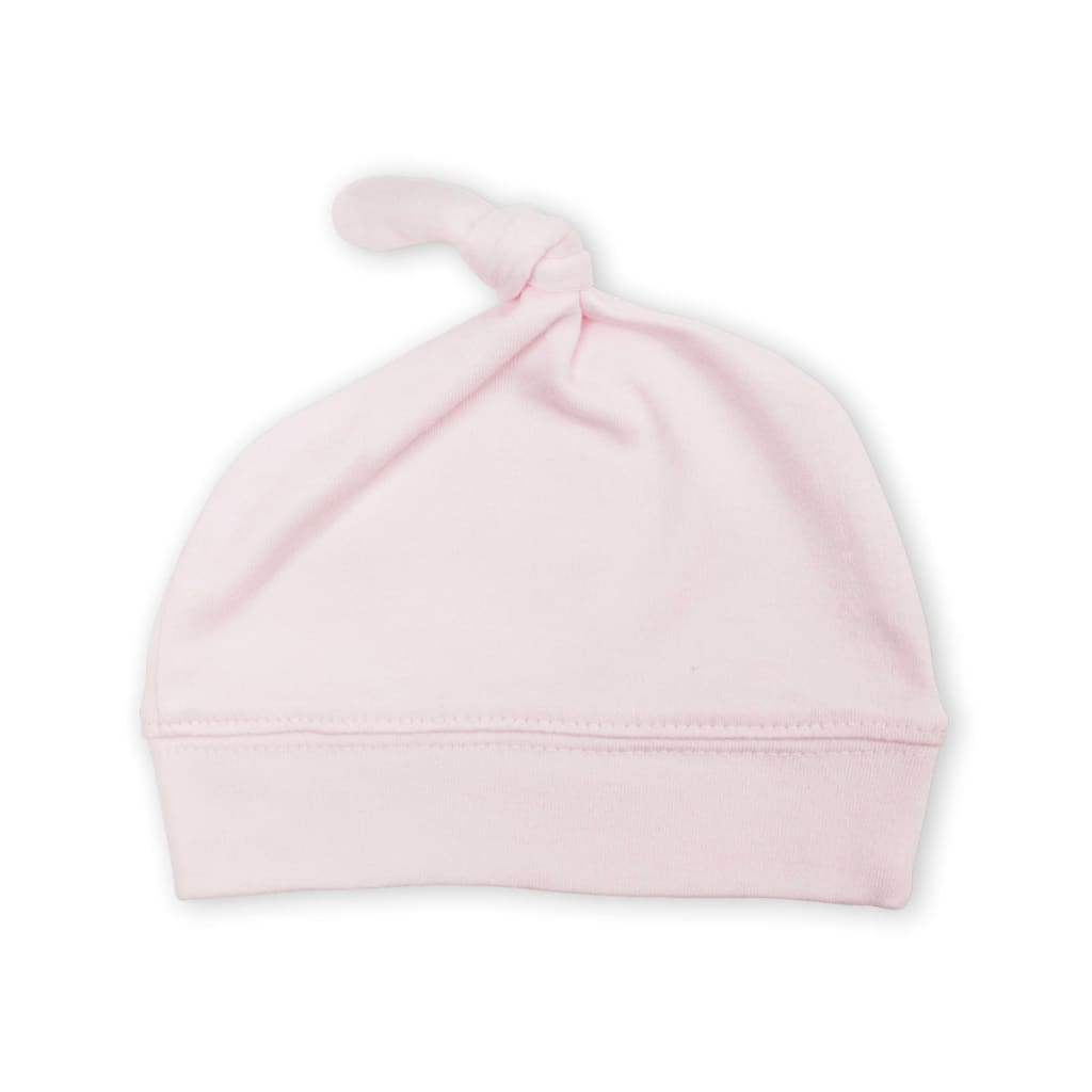 Top Knot Hat - Pink
